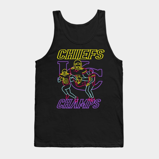 Chiefs Tank Top by Zivanya's art